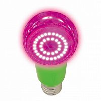 Фито-лампа светодиодная для растений Uniel LED-A60-9W/SP/E27/CL ALM01WH 9Вт 220В А60 фото Фито-лампа светодиодная для растений Uniel LED-A60-9W/SP/E27/CL ALM01WH 9Вт 220В А60 картинка
